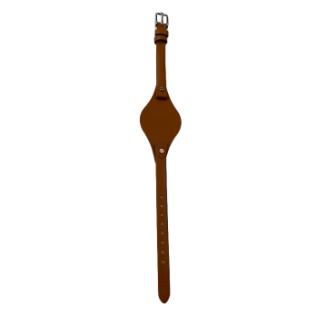 Bratara ceas Cyrax, compatibila ceas Fossil ES, 8 mm, din piele, maro cognac