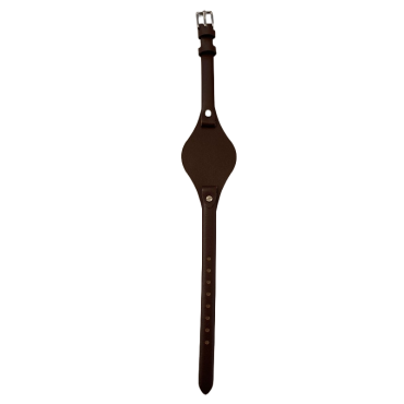 Bratara ceas Cyrax, compatibila ceas Fossil ES, 8 mm, din piele, maro cafea