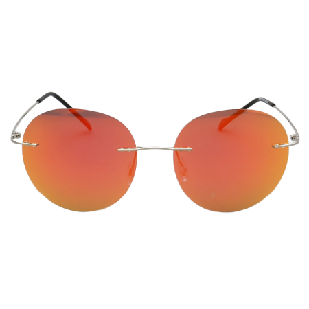 Ochelari soare cu toc, polarizati, portocaliu, 53x17x140mm