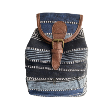 Rucsac dama, material textil, albastru, 25cm x 25cm x 15cm