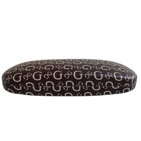 Toc ochelari din piele ecologică, maro, 16 x 6 x 4 cm