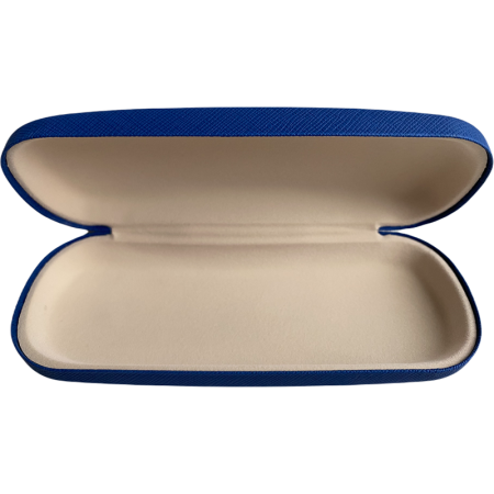 Toc ochelari mat, 16 x 6 x 4 cm, Albastru