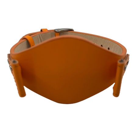 Curea ceas Cyrax, compatibila ceas Fossil ES3615, 12 mm, din piele, Portocaliu