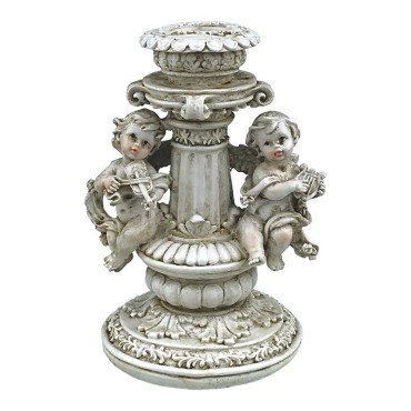 Statueta ingeri cu suport pentru lumanare, 11x16 cm