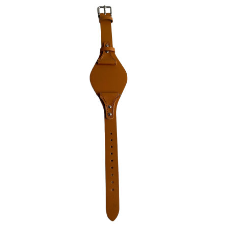 Bratara ceas Cyrax, compatibila ceas Fossil ES3615, 12 mm, din piele, Maro