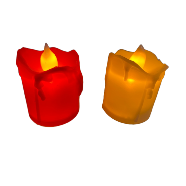Set 2 Lumanari cu Led, 4x4.5 cm