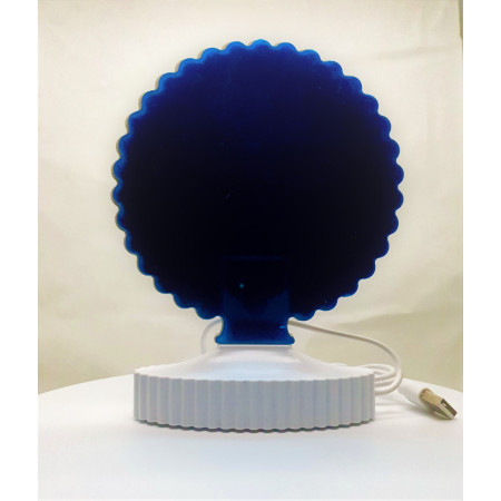 Decoratiune Luminoasa,  cu Cablu USB, Model Flamingo, Alb Rece, 17 cm