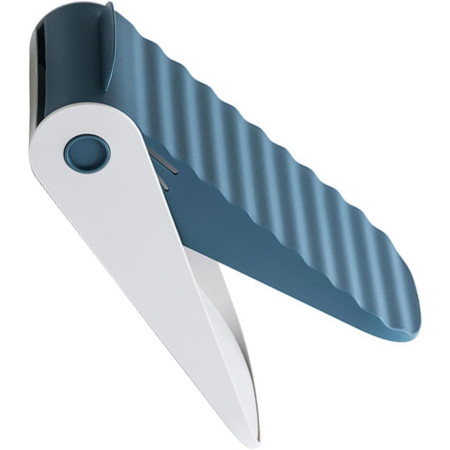 Suport pentru Pantofi,  cu Două Straturi, Organizator, Antiderapant și Durabil, Inălțime Reglabilă, 25.5x11x7.5 cm, Albastru, 150 g