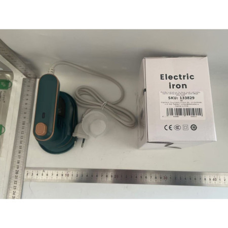 Mini Fier de Calcat,  Pliabil si Portabil, Calcare Verticala/Orizonala, cu Abur, 50 ml, 40W, 10.5 x 12 cm, Verde