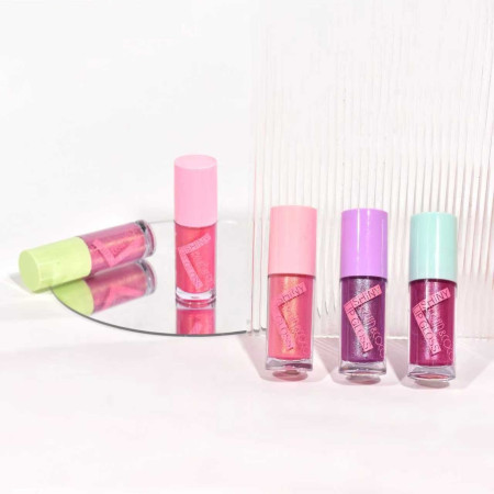 Set 5 Rujuri, Kevin Coco, Dreamy Pink, Lip-Gloss, Sidefate, Multicolor