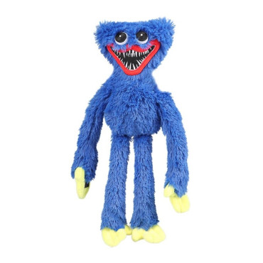 Jucarie de plus Huggy Wuggy, Cyrax, 40 cm, albastru