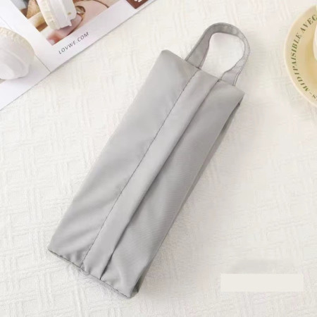 Geanta de Depozitare, Cyrax, Pentru Haine Mici, Lenjerie, Sosete, Cosmetice, Impermeabila, cu Maner, 10x20x3 cm, Gri