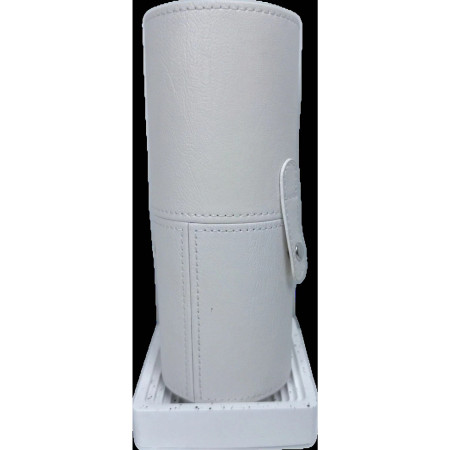 Set 14 Pensule de Machiaj cu Peri Moi, Cyrax, cu Suport pentru Depozitare, Bej