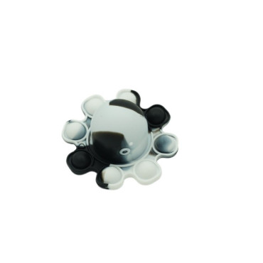Jucarie antistres din silicon, Cyrax®, Pop It Now and Flip It, Caracatita reversibila, Multicolor, V8