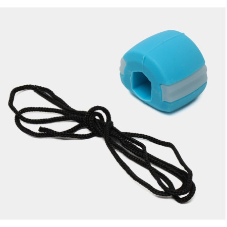 Dispozitiv de Tonifiere Faciala,  din Silicon, Corectare Mandibula/Maxilar, Albastru