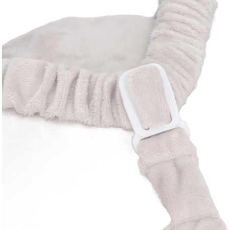 Perna tip Rucsac pentru Protectia Capului,  Tetiera tip Elefant de Plus, pentru Bebelusi, 33x6x19 cm, 180 g, Gri