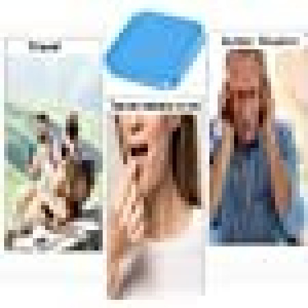 Cutie depozitare medicamente, 2 compartimente, Glisanta, Albastru, Patrata,  Inchidere etans