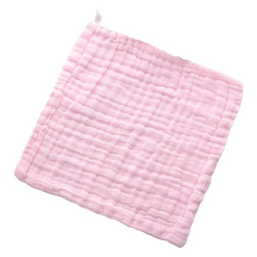 Prosop Absorbant, Cyrax, din Bumbac, 6 Straturi, 30 x 30 cm, Roz...
