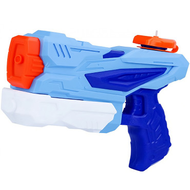 Pistol cu Apa pentru Copii, Rezervor, Pentru Piscina/Plaja, Cyrax, 6ani+,  3 duze, Albastru, 300ML