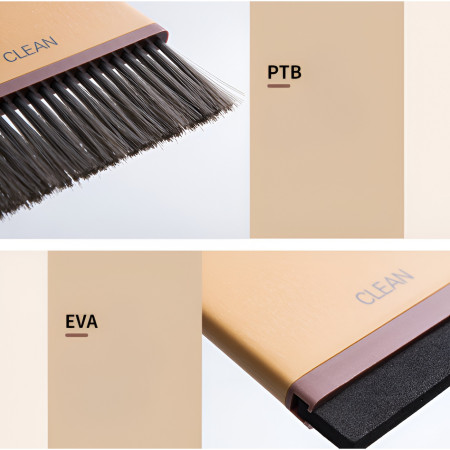 Set Mini Matura si Faras,  Uz Casnic, Doua Perii, pentru Birou, Bucatarie, Casa, 19.5x13.8x3.6 cm, Galben