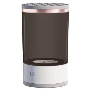 Dispozitiv Portabil de Curatare a Pensulelor de Machiaj, Cyrax, Potrivit pentru Pensule de Diferite Dimensiuni, 5V, 7000RPM, Vibratii Sonice, USB, Alb/Negru, 9x9x16 cm