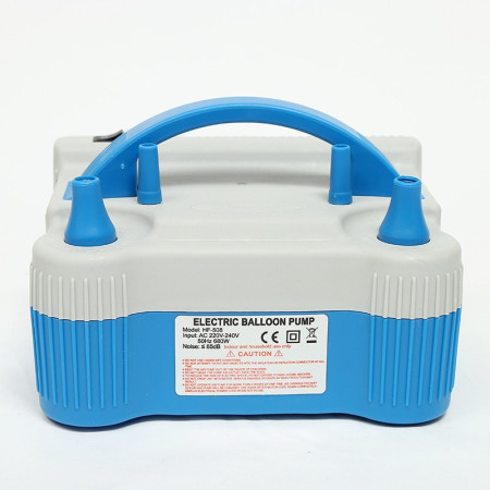 Pompa Electrica de Umflat Baloane, Cyrax, cu Doua Iesiri, 220V, Putere 680W, Accesorii petrecere, Albastru-Gri