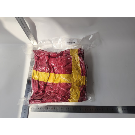 Patura cu Maneci, Gluga si Buzunar Frontal,  Captusita, Plusata, Usoara si Calduroasa, Poliester, Marime Universala, Rosie