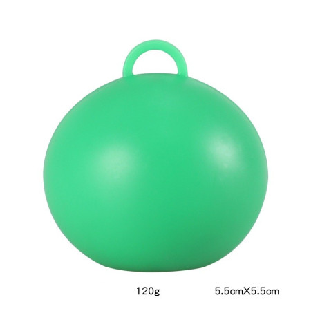 Greutate pentru Baloane, Cyrax, Accesoriu Petrecere, 5.5x5.5 cm, 120 g, Verde