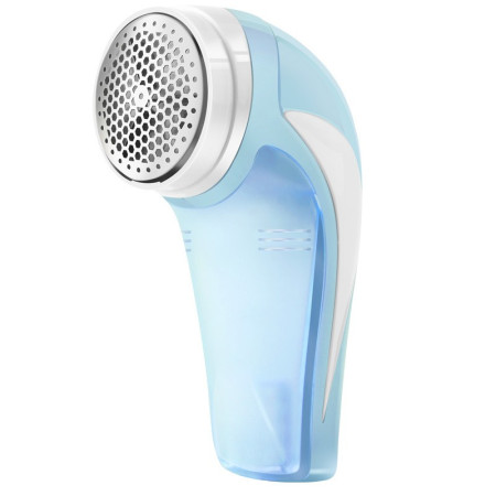 Aparat Pentru Curatat Scame, Par Si Praf,  Pentru Diferite Tipuri De Material, Cu Lame Din Otel Inoxidabil, Incarcare Prin USB Type-C, Cu Perie De Curatare si Cablu USB Incluse, 13.5x9 cm, Albastru