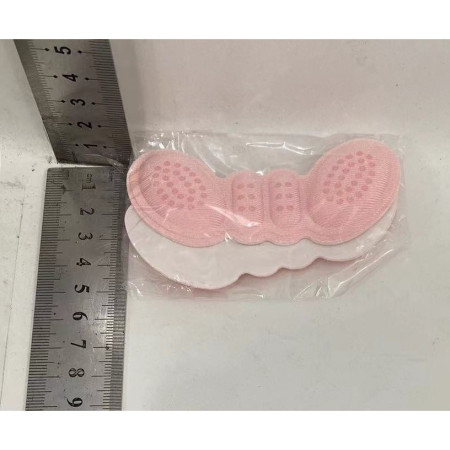 Set 2 Branturi cu Pernute pentru Calcai,  Suport Interior pentru Incaltaminte, Marime Universala, Aderent pe Piele, Roz