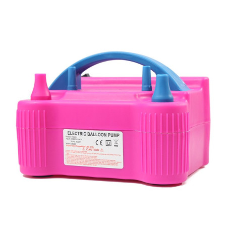 Cyrax Pompa Electrica Pentru Umflat Baloane, 600 W, Roz cu albastru,