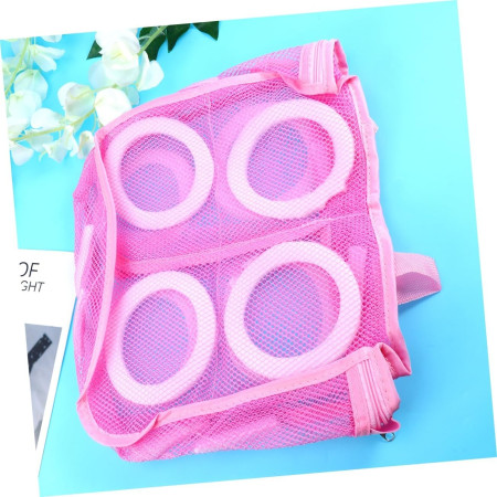 Sac pentru Spalare Incaltaminte,  pentru Masina de Spalat, 28x24.5x8 cm, Roz