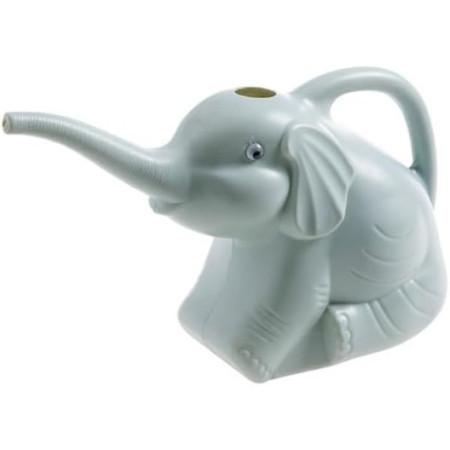 Stropitoare pentru Copii,  in forma de Elefant, 1500 mL, pentru Udat Plante, 19.5x17x11.8 cm, Albastru