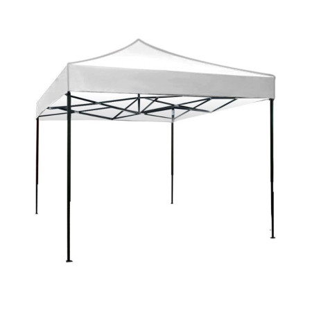 Cort pliabil pentru Evenimente  cadru metalic pentru curte si gradina, pereti laterali, 300 x 450 cm, Alb