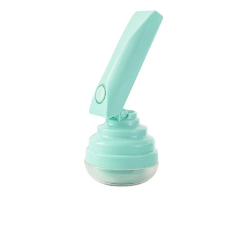 Aparat Pentru Curatat Scame, Par Si Praf,  Trimmer pentru Diferite Tipuri De Material, Cu Lame Din Otel Inoxidabil, Maner Flexibil, Incarcare Prin USB, 13x8 cm, Verde