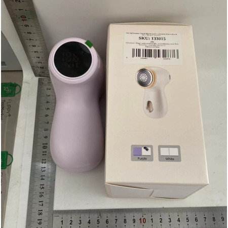 Aparat Electric de Curatat Scame 2in1,  Indepartare Scame si Aspirare, 15 x 8.5 cm, din ABS si Otel Inoxidabil, Incarcare USB Tip C, Mov