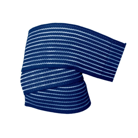 Orteza Elastica, Cyrax, Pentru Picior/Mana, cu Prindere Velcro, 7.5 x 180 cm, din Nailon, Albastru