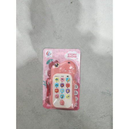 Jucarie Interactiva, Cyrax, Telefon Inteligent, Model Dinozaur, Functii Educative, Muzicale si Voce, 4-6 ani, 19 x 11.5 cm, din Plastic, Roz