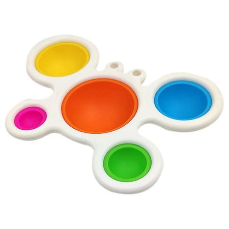Jucarie Antistres Cyrax - Fidget Toy, Simple Dimple, Crab, Multicolor