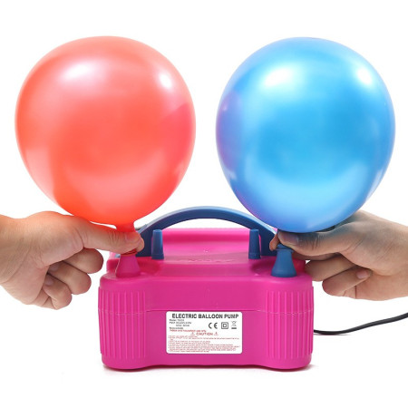 Cyrax Pompa Electrica Pentru Umflat Baloane, 600 W, Roz cu albastru,