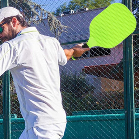 Set Joc de Ping-Pong, Cyrax, 2 Palete, 1 Minge, + 6 Ani, 37.5 x 18 x 3 cm, Galben/Verde