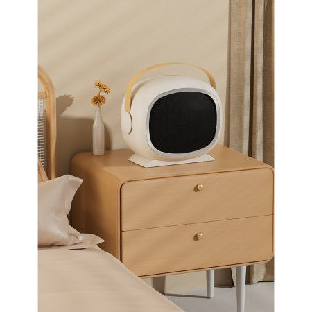 Aeroterma cu Incalzire Ceramica PTC,  din ABS, Oprire Automata, Protectie Supraincalzire, 700/1200W, 220V, 21 x 16 x 11 cm, Alb