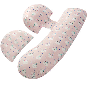 Set Perna pentru Gravide,  Husa Detasabila,Utilizare in Forma H si U, Reglabila, Latime Ajustabila, Proactive, Roz Deschis