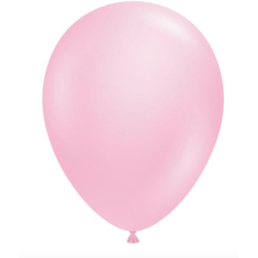 Set 12 Baloane, Cyrax, din Latex Standard, 25 cm, Roz Deschis