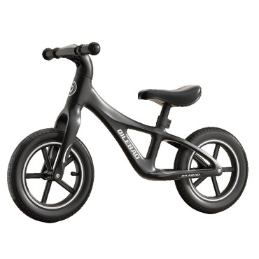 Bicicleta pentru Copii, Cyrax, Fara Pedale, Pentru 2-6 Ani, 2 Roti Silentioase, Sa Reglabila 43 - 58 cm, din Plastic si Fibra de Sticla, 88 x 56 x 43 cm, Negru