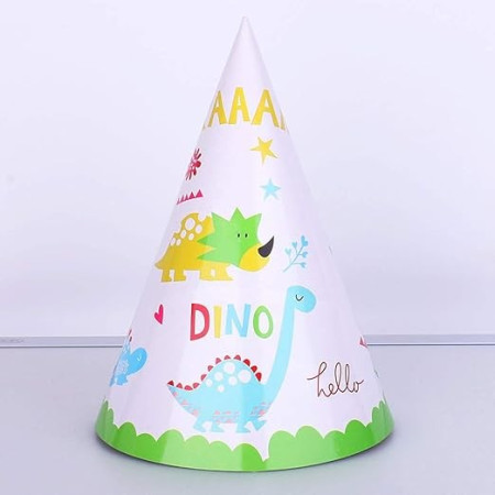 Set 6 Coifuri, Cyrax, Colectia Dino Park, 20 x 14 cm, din Carton, Multicolor
