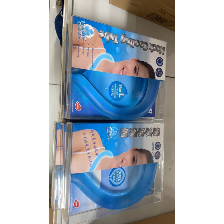 Dispozitiv De Racorire Tip Guler,  Pentru Scaderea Temperaturii Corpului, Cu Racire Rapida, Reutilizabil, Non-Toxic, TPU, Diametru de 120 mm