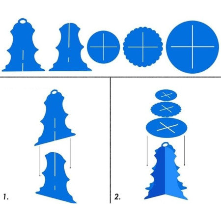 Etajera pentru Prajituri, Cyrax, din Carton, 3 Nivele, 16/22/29 cm Diametru, Inaltime 38 cm, Auriu