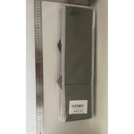 Organizator pentru Sertar,  3 Marimi, pentru Lenjerie, Tricouri, Sosete, 6 Piese, Pliabil, Stivuibil, din Tesatura, Gri/Alb