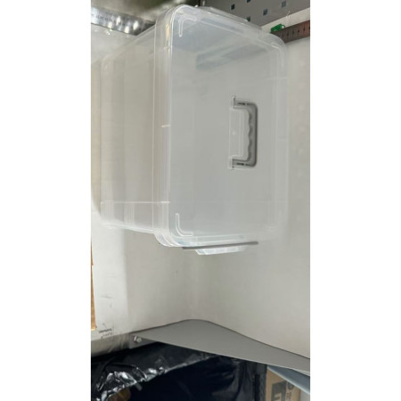 Cutie De Depozitare,  Tip Valiza, pentru Alimente, Jucarii, Accesorii, Transparenta, Marime S, 24x17x13.5 cm